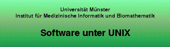 Software unter UNIX