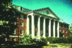 Building 1, NIH, looking northwest, Summer (photograph, 8-bit color, GIF87 format, 98 pixels high, 147 pixels wide, 12011 bytes)