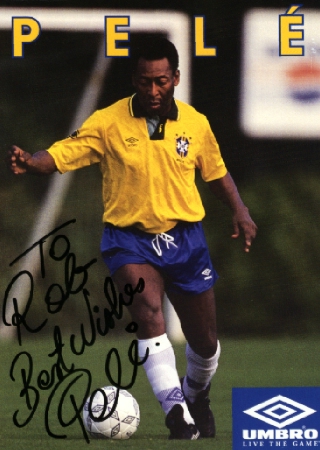 Pele's autograph