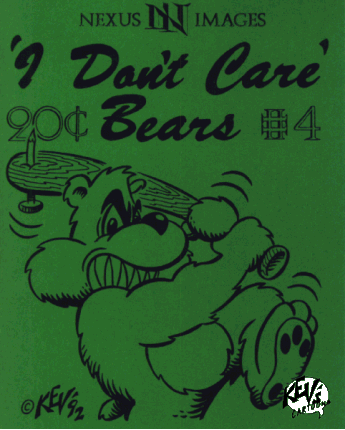 'I Don't Care' Bears #4 Cover