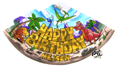 Dinosaur Birthday Hat