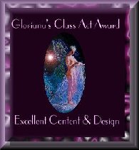 Thank you Gloriana for this beautiful award!