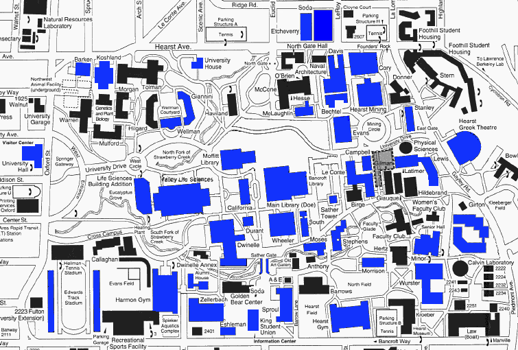 [Imagemap of the campus]