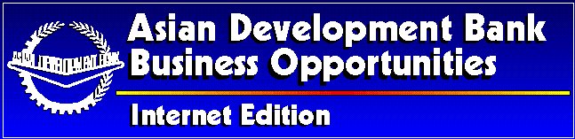 Asian Development Bank Business Opportunities