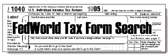 FedWorld Tax Form Search