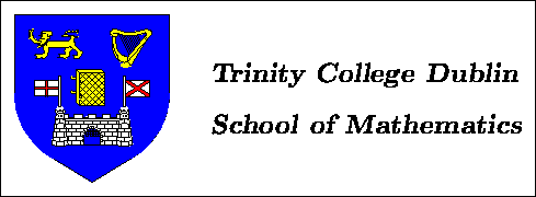 Trinity College Dublin, School of Mathematics