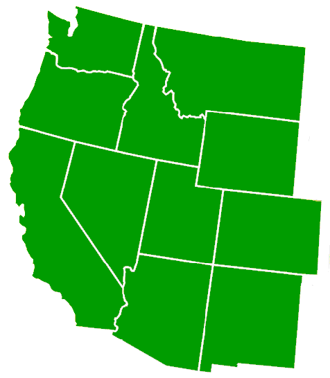 Imagemap of
the West